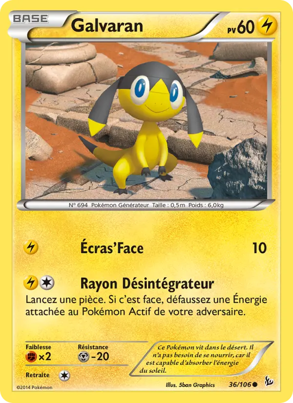 Galvaran — carte 36 de l’extension Étincelles