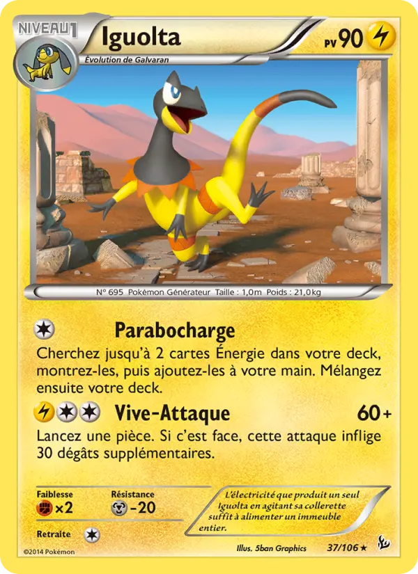 Iguolta — carte 37 de l’extension Étincelles