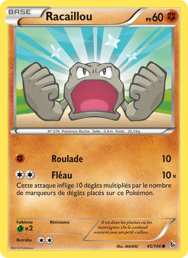Racaillou — carte 45 de l’extension Étincelles