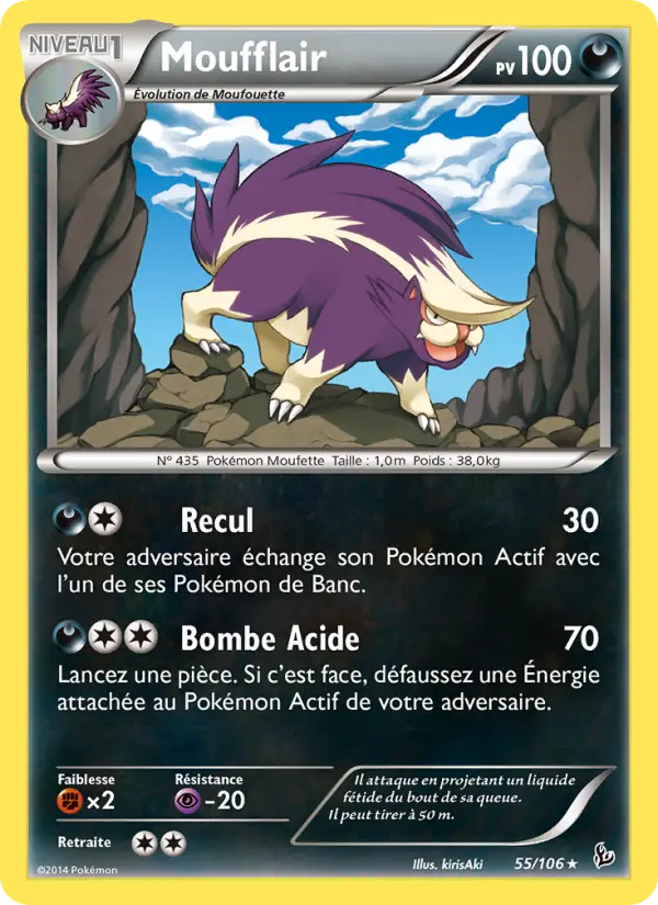 Moufflair — carte 55 de l’extension Étincelles