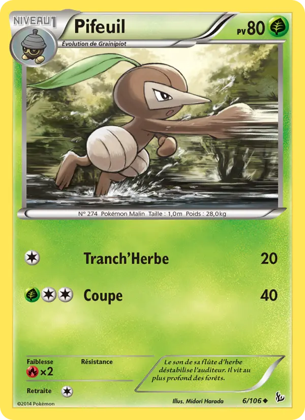 Pifeuil — carte 6 de l’extension Étincelles