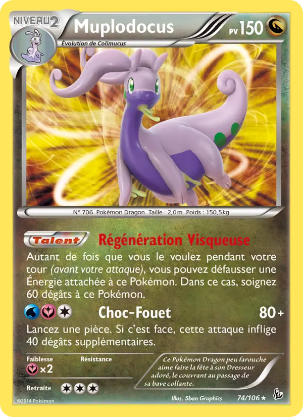 Muplodocus — carte 74 de l’extension Étincelles