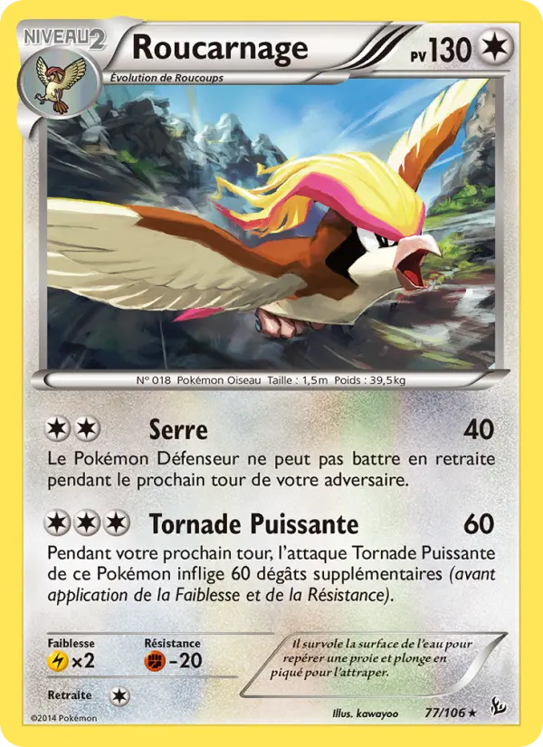 Roucarnage — carte 77 de l’extension Étincelles