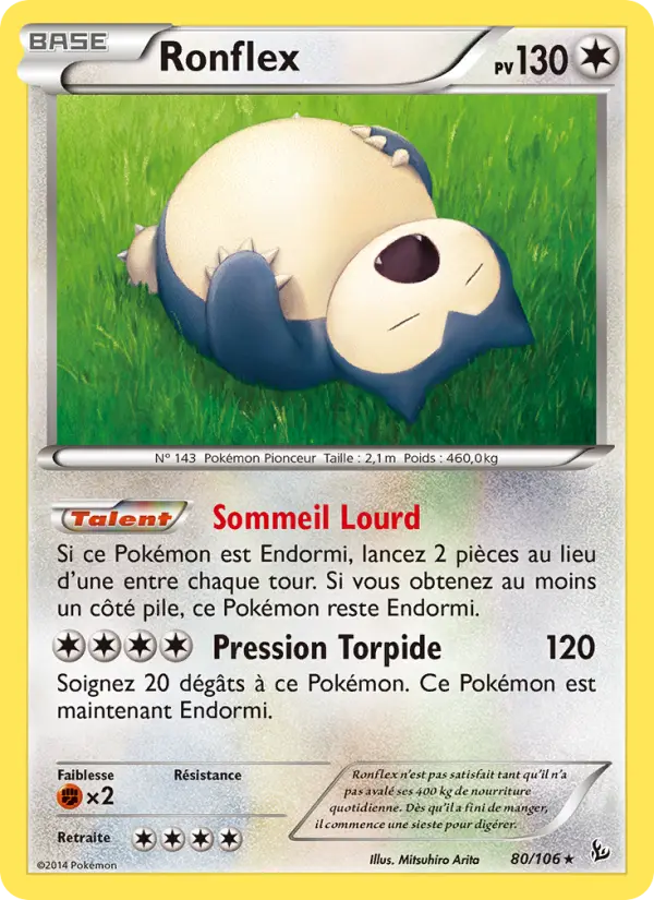 Ronflex — carte 80 de l’extension Étincelles