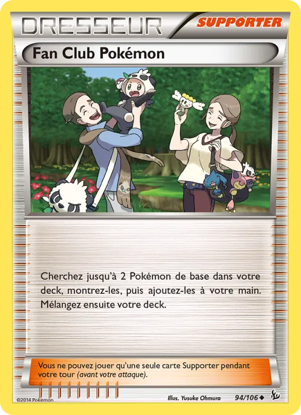 Fan Club Pokémon — carte 94 de l’extension Étincelles