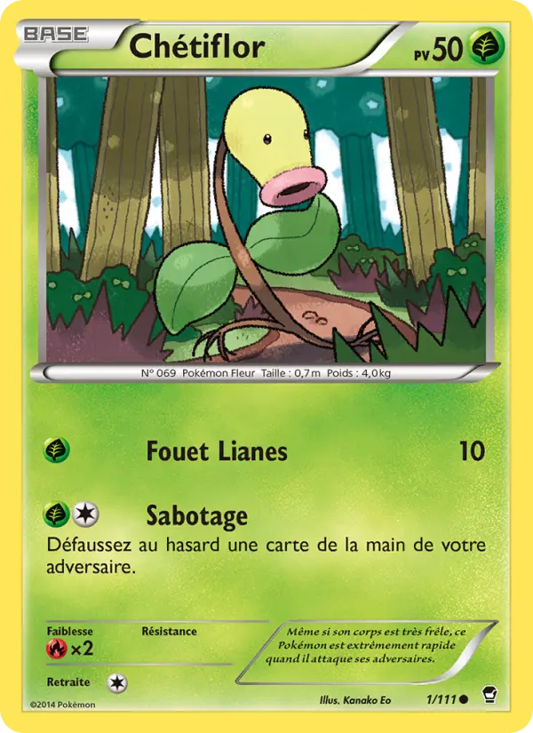 Chétiflor — carte 1 de l’extension Poings Furieux
