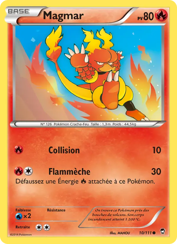 Magmar — carte 10 de l’extension Poings Furieux