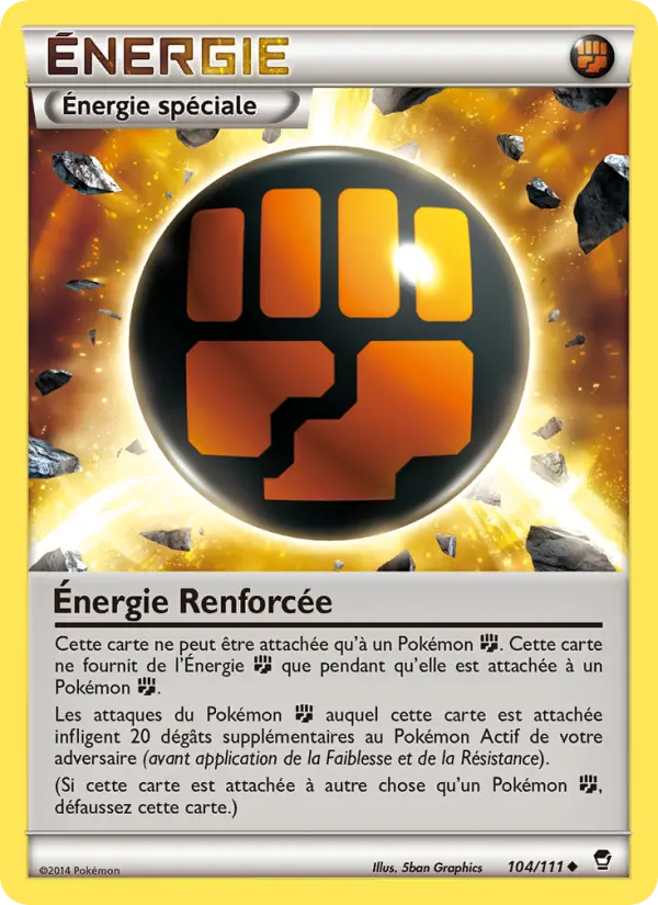 Énergie Renforcée — carte 104 de l’extension Poings Furieux