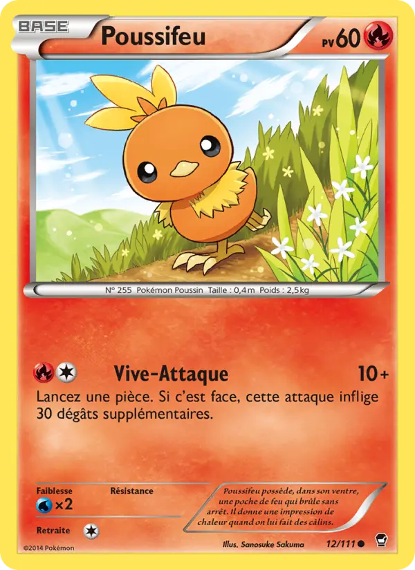 Poussifeu — carte 12 de l’extension Poings Furieux