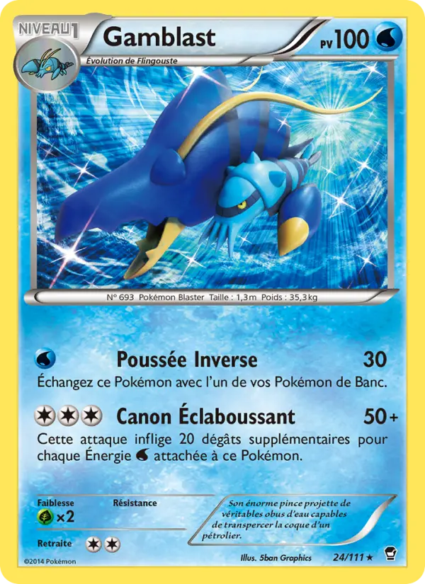 Gamblast — carte 24 de l’extension Poings Furieux