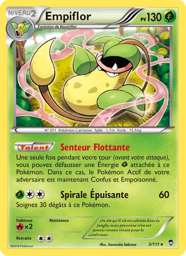 Empiflor — carte 3 de l’extension Poings Furieux