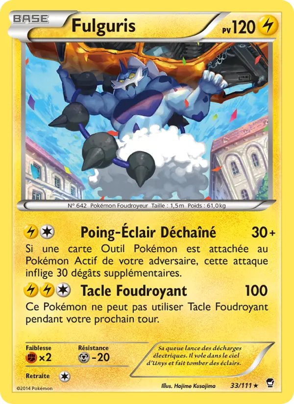 Fulguris — carte 33 de l’extension Poings Furieux