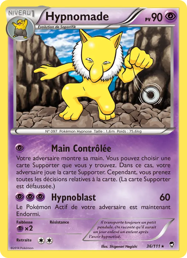 Hypnomade — carte 36 de l’extension Poings Furieux