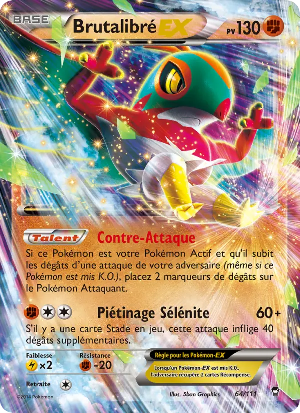 Brutalibré EX — carte 64 de l’extension Poings Furieux