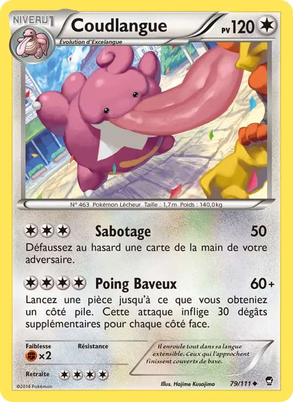 Coudlangue — carte 79 de l’extension Poings Furieux
