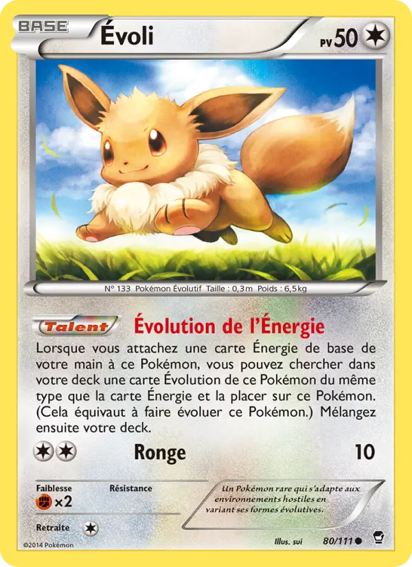 Évoli — carte 80 de l’extension Poings Furieux