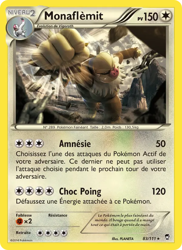 Monaflèmit — carte 83 de l’extension Poings Furieux