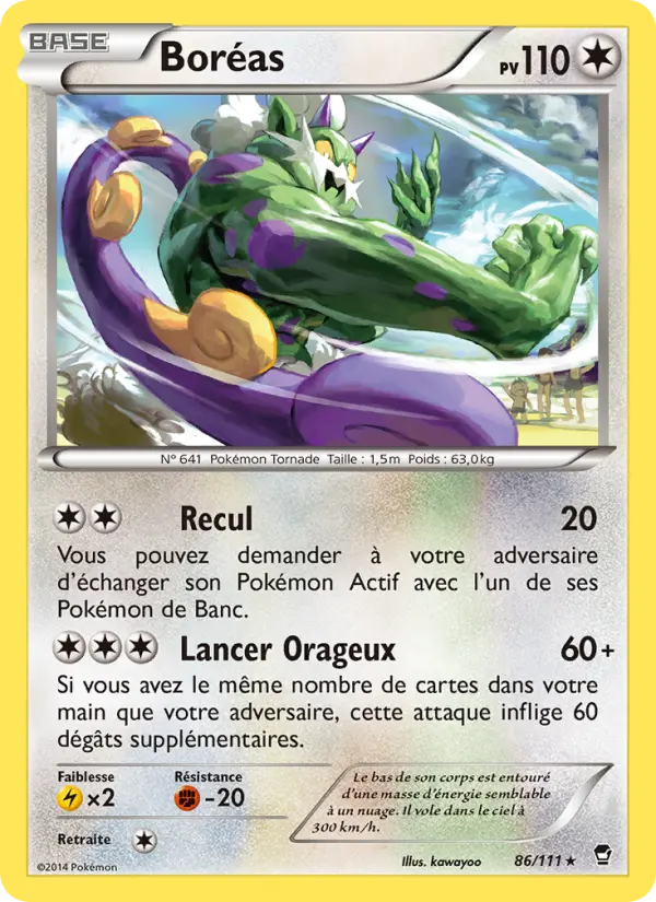 Boréas — carte 86 de l’extension Poings Furieux