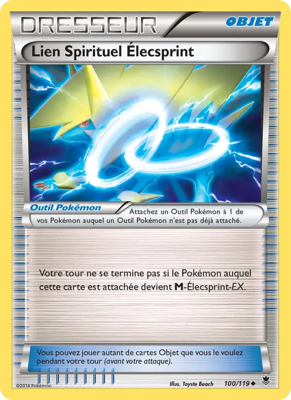 Lien Spirituel Élecsprint — carte 100 de l’extension Vigueur Spectrale