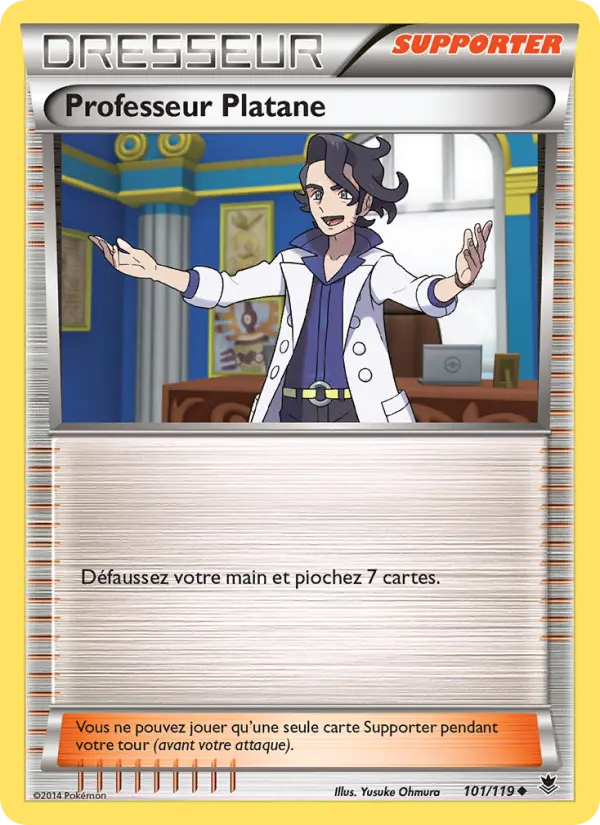 Professeur Platane — carte 101 de l’extension Vigueur Spectrale