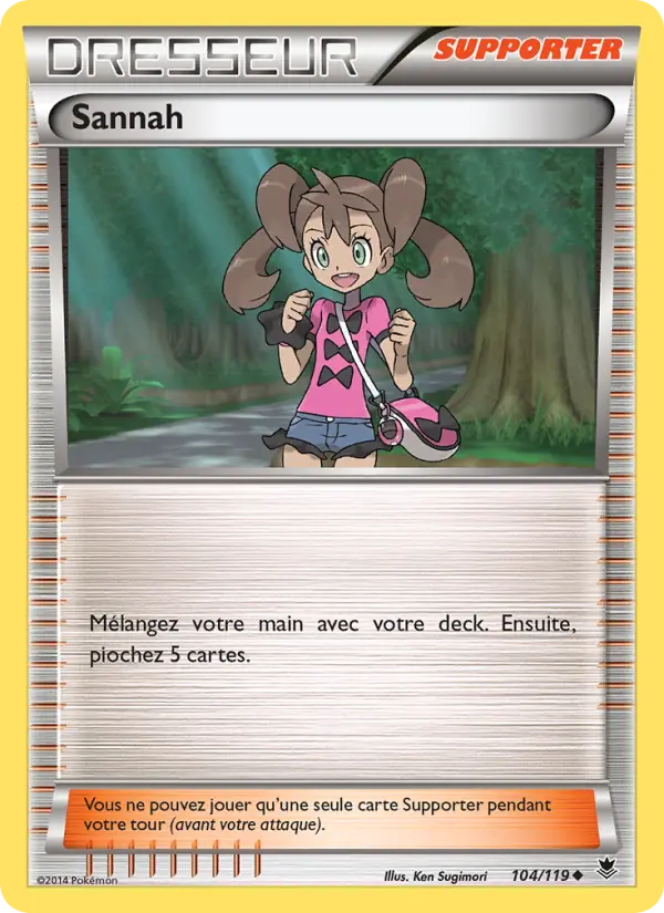 Sannah — carte 104 de l’extension Vigueur Spectrale