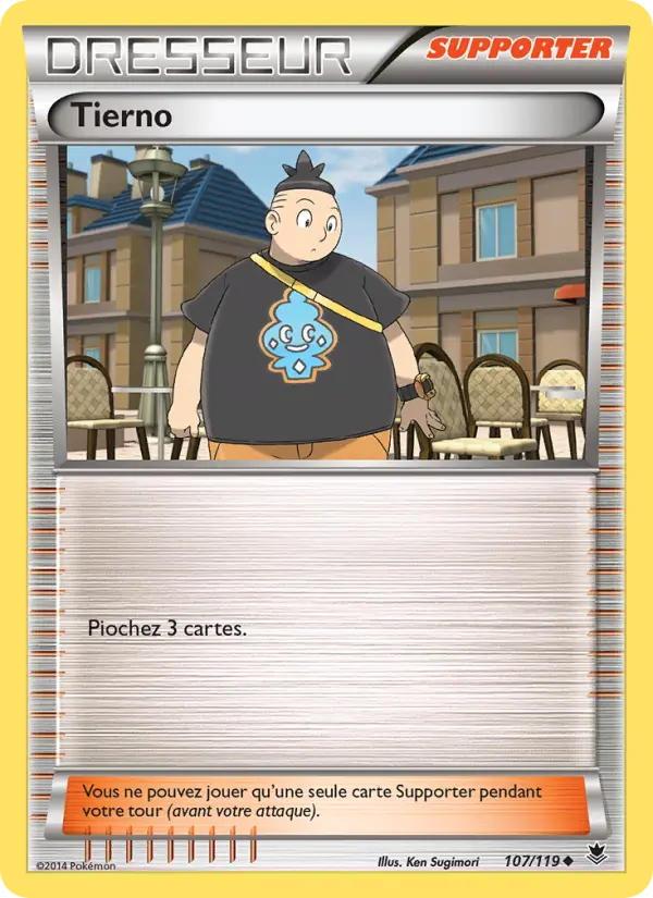 Tierno — carte 107 de l’extension Vigueur Spectrale