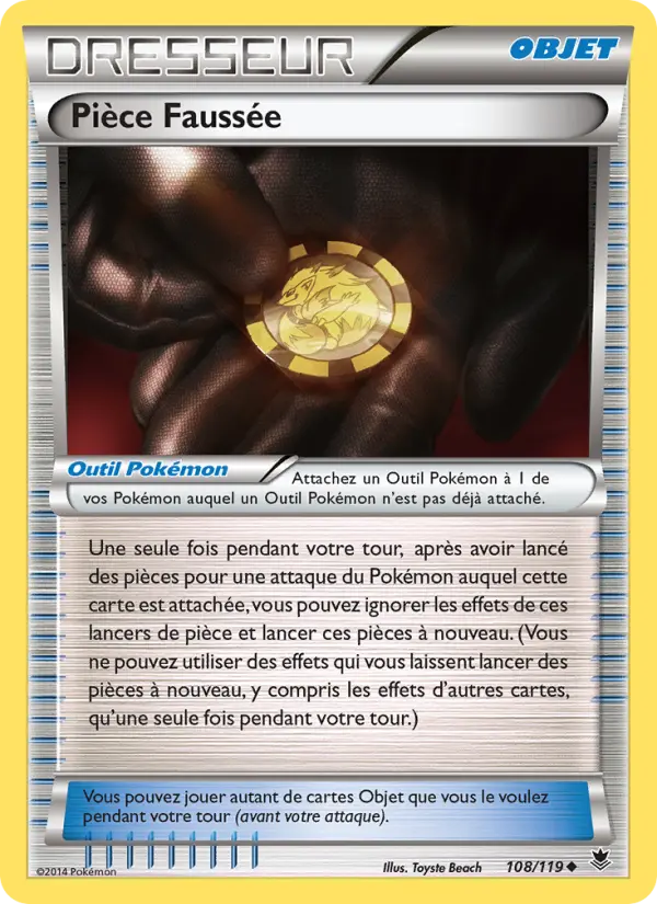 Pièce Faussée — carte 108 de l’extension Vigueur Spectrale