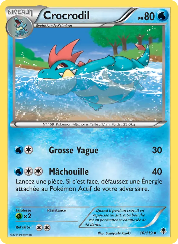 Crocrodil — carte 16 de l’extension Vigueur Spectrale