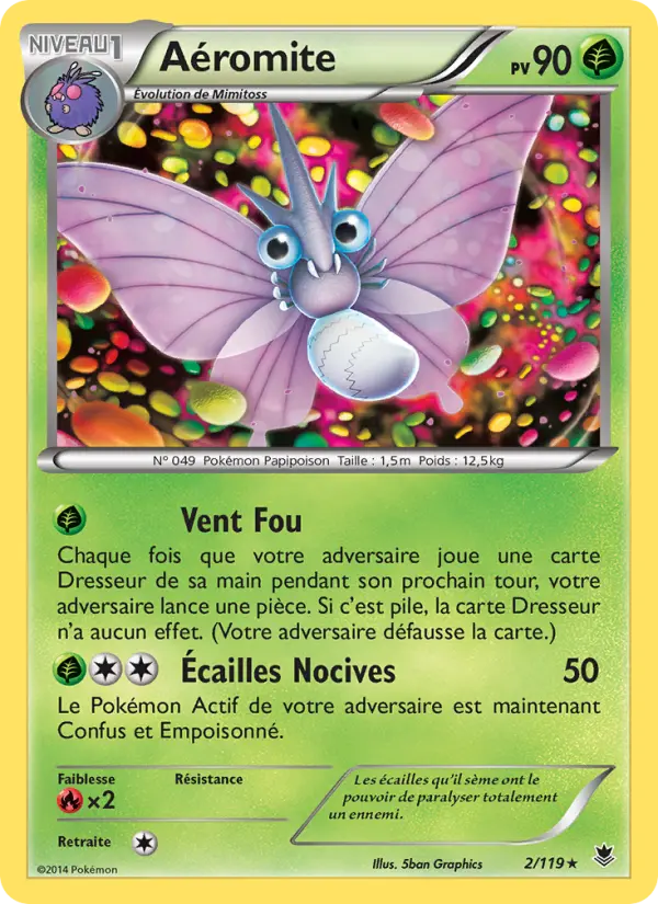 Aéromite — carte 2 de l’extension Vigueur Spectrale