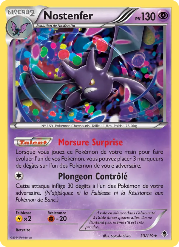 Nostenfer — carte 33 de l’extension Vigueur Spectrale