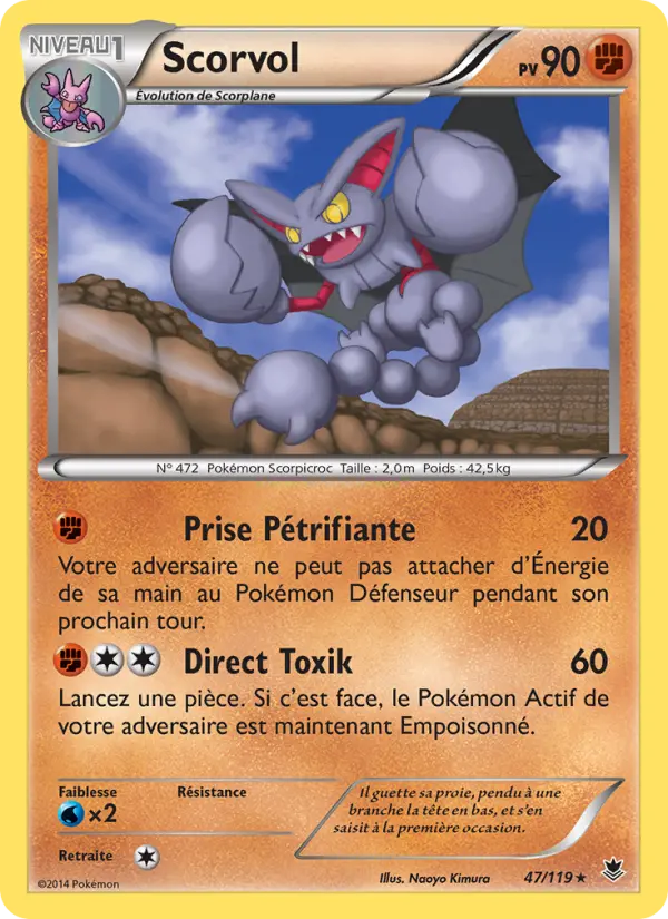 Scorvol — carte 47 de l’extension Vigueur Spectrale