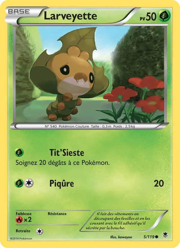 Larveyette — carte 5 de l’extension Vigueur Spectrale