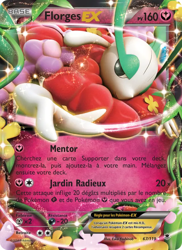 Florges EX — carte 67 de l’extension Vigueur Spectrale
