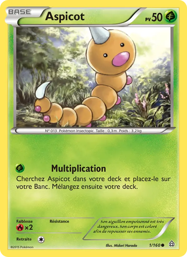 Aspicot — carte 1 de l’extension Primo-Choc