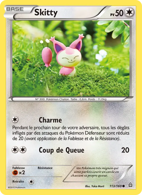 Skitty — carte 113 de l’extension Primo-Choc
