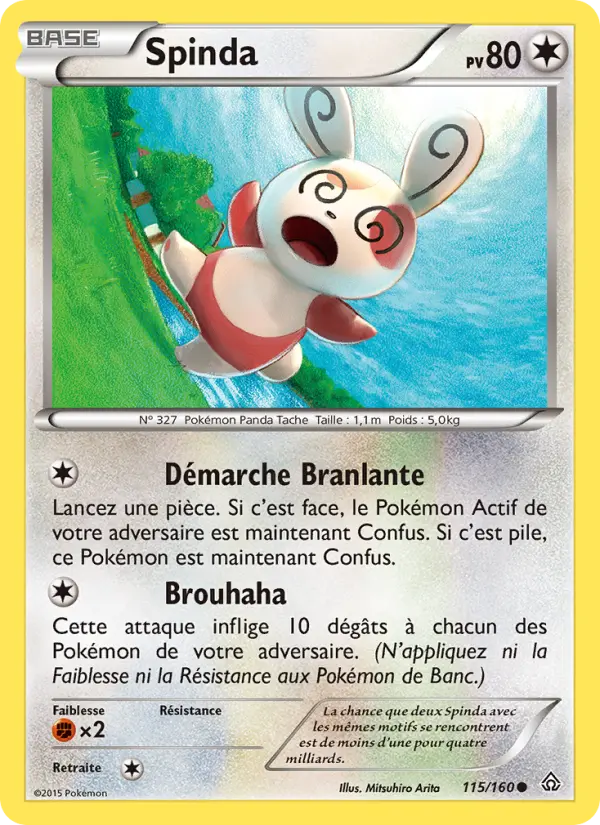 Spinda — carte 115 de l’extension Primo-Choc