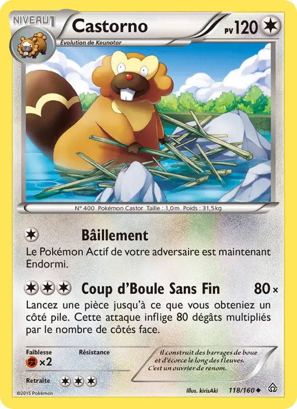 Castorno — carte 118 de l’extension Primo-Choc