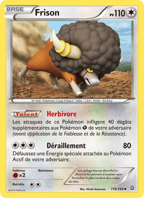 Frison — carte 119 de l’extension Primo-Choc