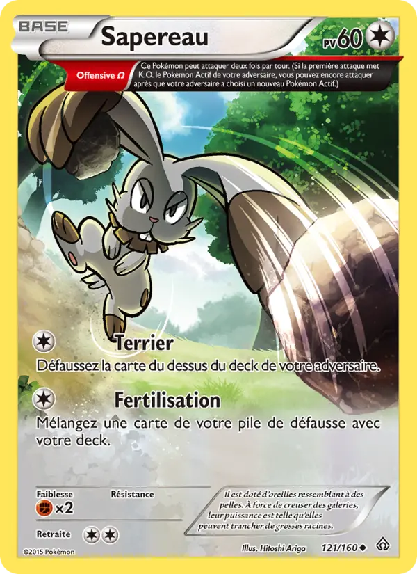 Sapereau — carte 121 de l’extension Primo-Choc
