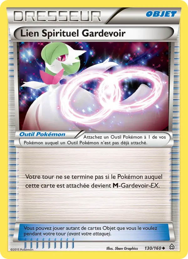 Lien Spirituel Gardevoir — carte 130 de l’extension Primo-Choc