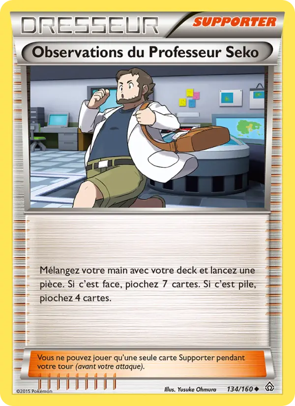 Observations du Professeur Seko — carte 134 de l’extension Primo-Choc