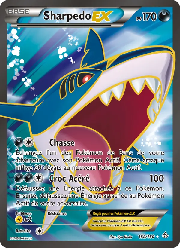 Sharpedo EX — carte 152 de l’extension Primo-Choc