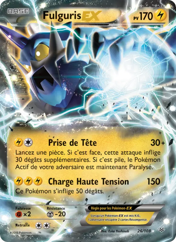 Fulguris EX — carte 26 de l’extension Ciel Rugissant