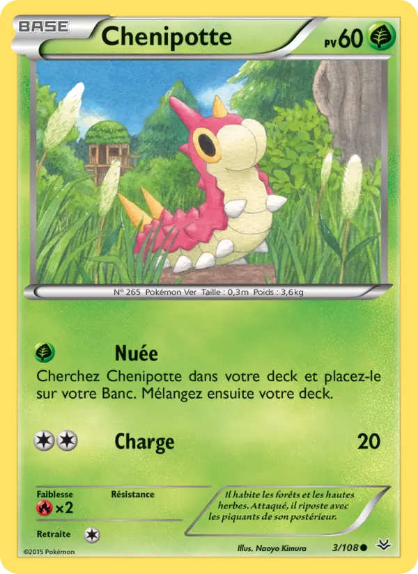 Chenipotte — carte 3 de l’extension Ciel Rugissant