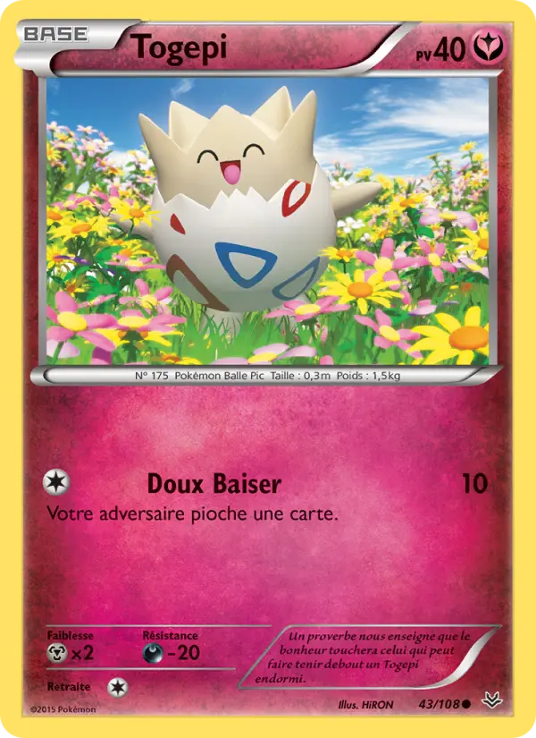 Togepi — carte 43 de l’extension Ciel Rugissant
