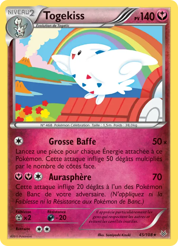 Togekiss — carte 45 de l’extension Ciel Rugissant