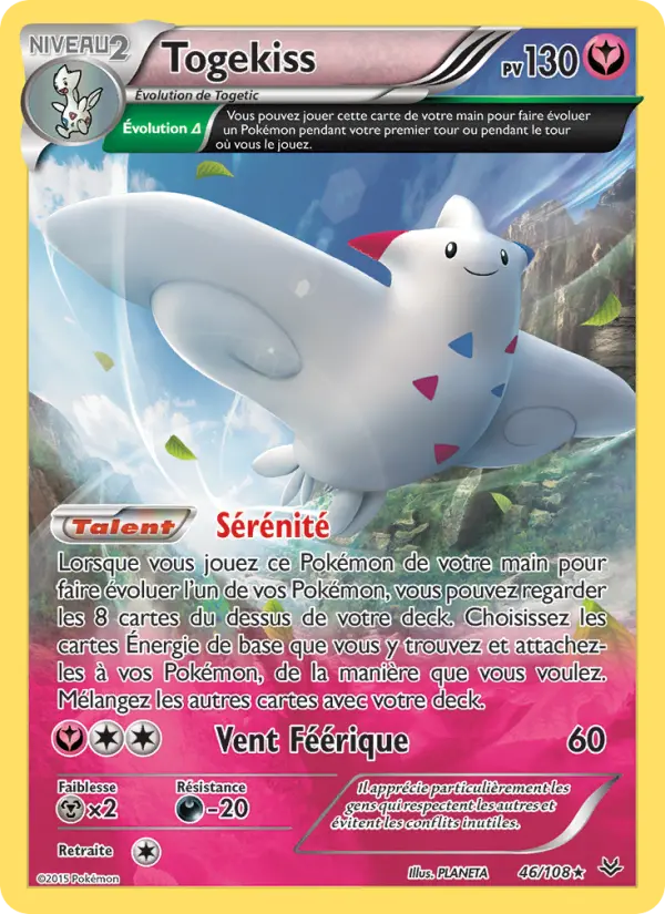 Togekiss — carte 46 de l’extension Ciel Rugissant