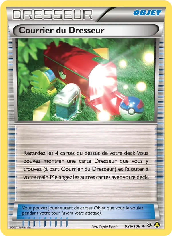 Courrier du Dresseur — carte 92a de l’extension Ciel Rugissant