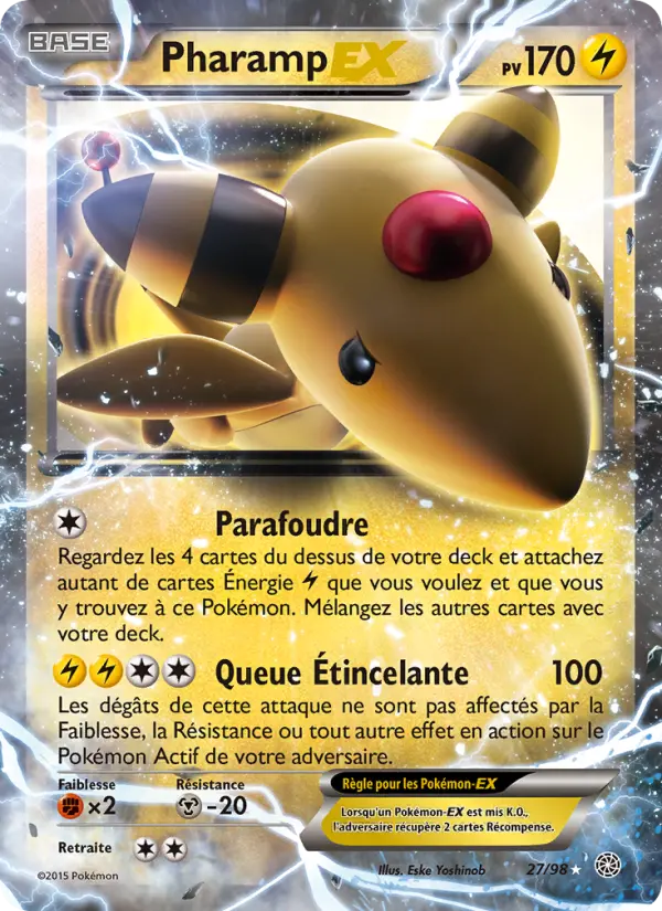 Pharamp EX — carte 27 de l’extension Origines Antiques