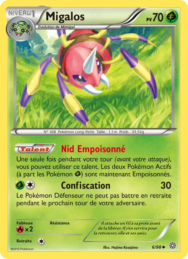 Migalos — carte 6 de l’extension Origines Antiques